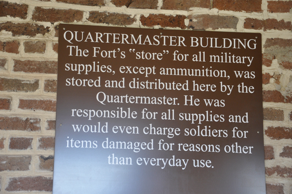 Quartermaster Building sign